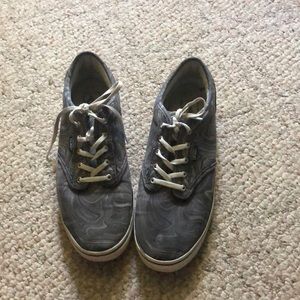 Grey marbled vans